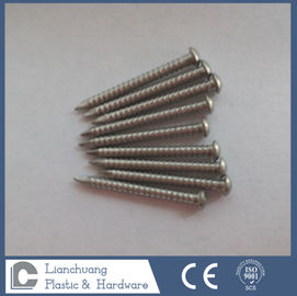 1.8mm Wire Diameter Oval Head Ring Shank Finish Nails For Industry