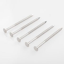 4.0 X 90MM SUS304 Flat Head Ring Shank Nails For Wood With CE Approved