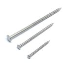 1.8mm Wire Diameter Oval Head Ring Shank Finish Nails For Industry