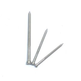 Polishing Lost Head Annular Ring Shank Nails CE Certified For Wood