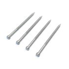 Headless Ring Shank Nails For Timbers , Flat Head Annular Threaded Nails