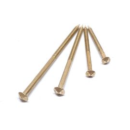 50MM X 2.8 Rose Head Silicon Bronze Nails Ring Shank Corrosion Resistance