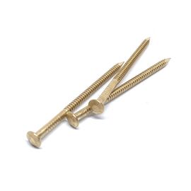75 X 3.25MM Annular Ring Silicon Bronze Nails , Bronze Boat Nails ISO9001
