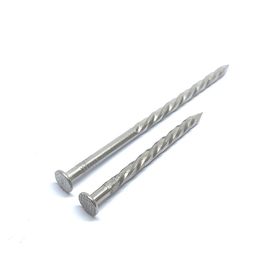 3.05 X 65MM Twist Shank Nails Flat Head For Wood , Size Can Custom Made