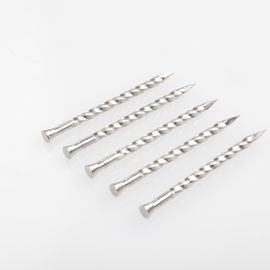 Natrual 3.0 X 65MM Stainless Steel Screw Shank Nails For Decks And Docks