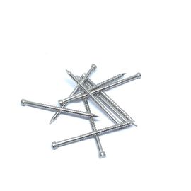 50 X 2.8mm Annular Ring Shank Stainless Steel Lost Head Nails For Timbers