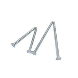 40 X 2.8MM Annular Ring Shank Nails , SUS316 Spiral Finishing Nails