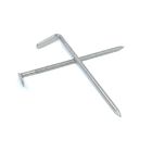 Polished 304 Stainless Steel Ring Shank Nails With Right Angle Head