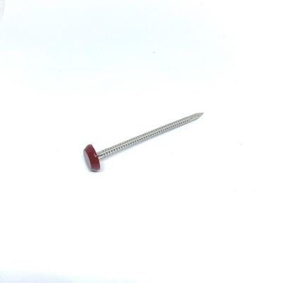 2.7X50MM Annular Ring Shank Poly Top Nails For Fixing Fascia