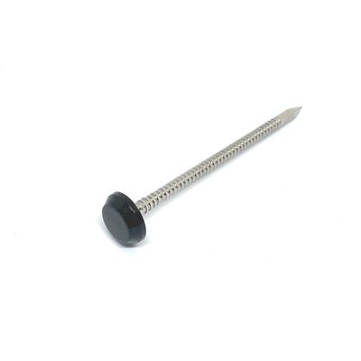 50MM 65MM Nylon PA6 Plastic Headed Nails For Profile