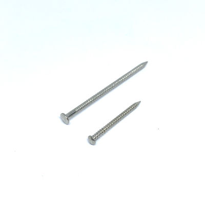 Flat Head Ring Shank 304 316 Stainless Steel Annular Nails