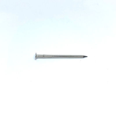 3.35X50MM Checkered Flat Head Ring Shank Stainless Steel Nails