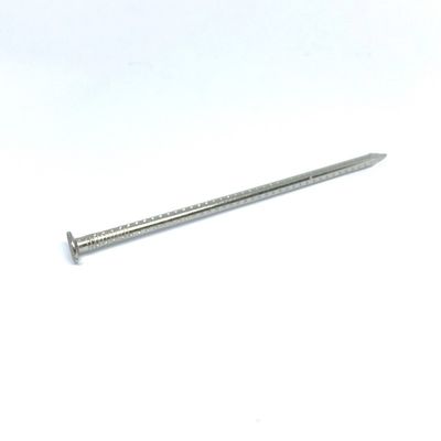 3.75X100MM Hollow Shank Stainless Steel Checkered Flat Head Nails