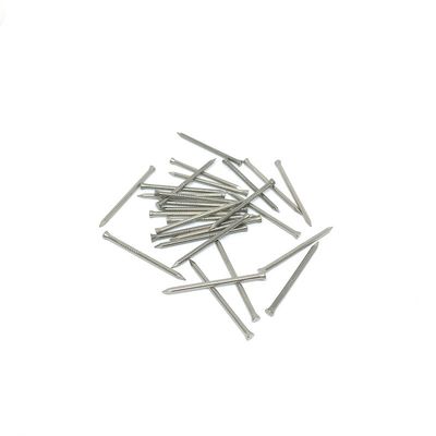 Corrosion Protection 1.6X30MM Panel Pin Smooth Shank Nails For Wooden Project