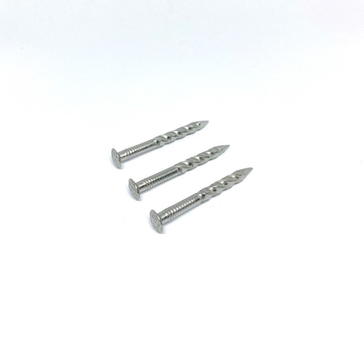 Stainless Steel 304/316 Twisted Shank Nails Oval Head For Wooden Construction