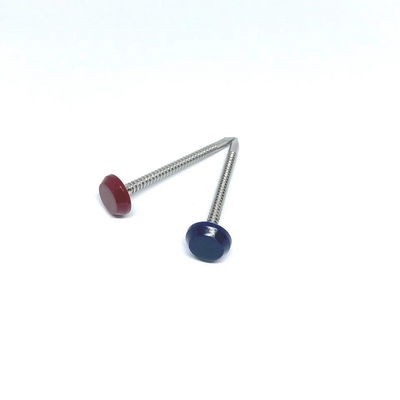 Annular Ring Shank Plastic Head Nails For Roofing 3.0X50MM