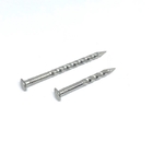 304 Stainless Steel Screw Shank Nails With Checkered Oval Head 3.75 X 42MM