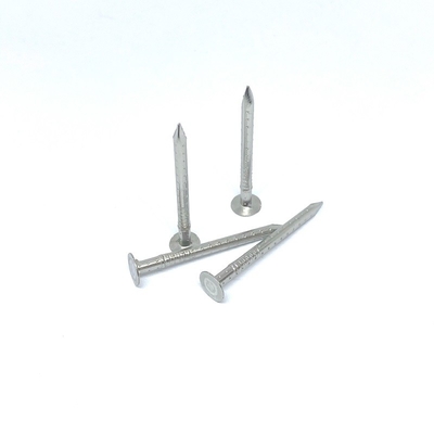 Smooth Flat Head 4 Hollow Shank Stainless Steel Nails For Construction Fixing