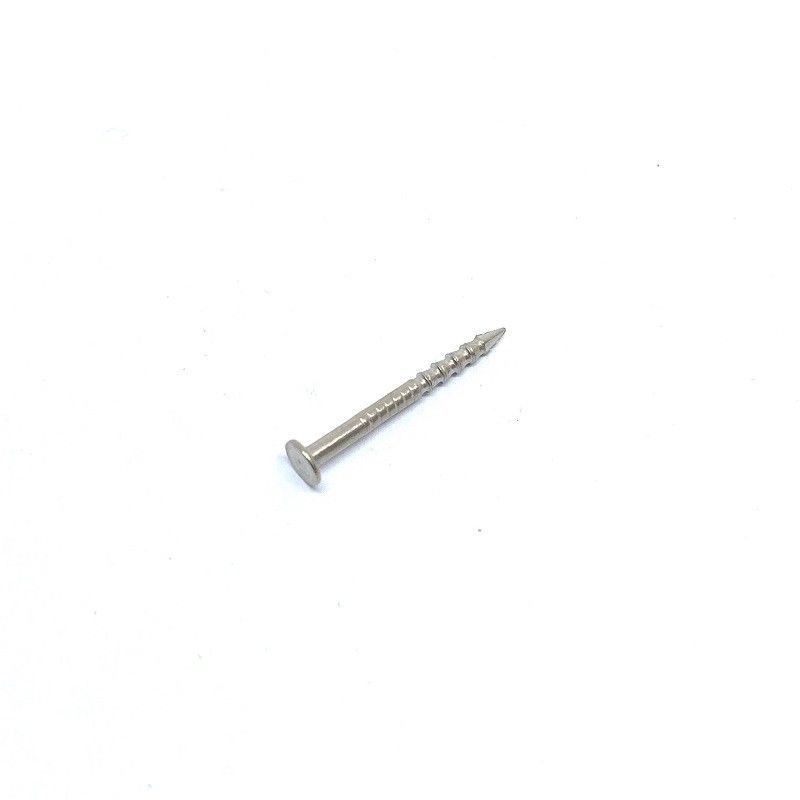 Custom Flat Head Stainless Steel Ring Shank Siding Nails For Wood