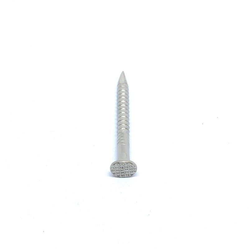 Flat Head Stainless Steel Annular Nails With Ring Shank For Decks And Outdoor