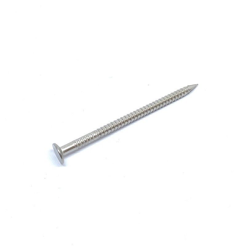 60x3.15MM Stainless Steel Ring Shank Nails Annular Groove Shank Wood Nails
