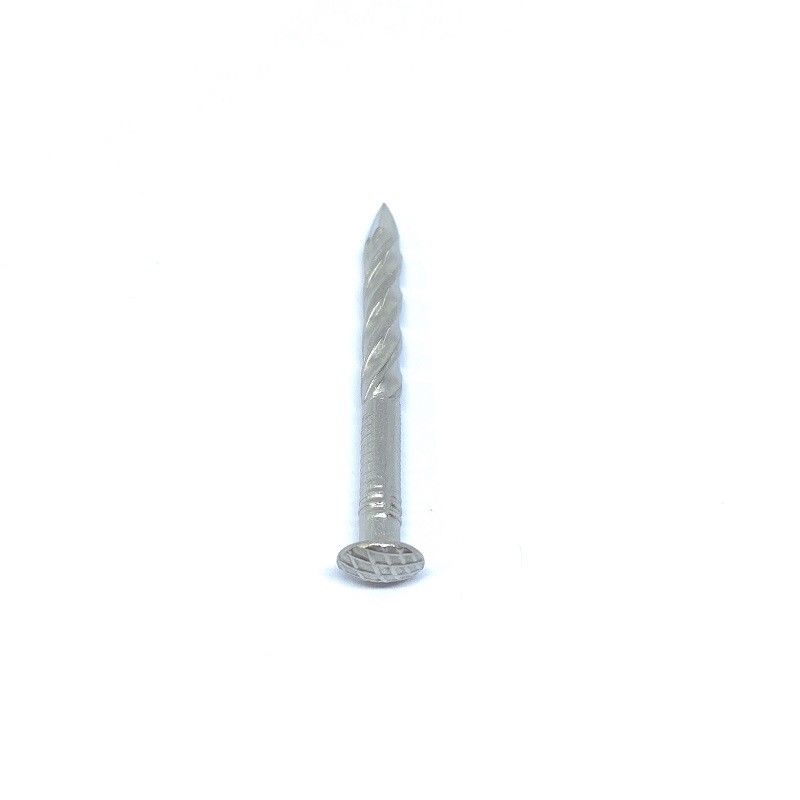 Natrual 3.0 X 65MM Stainless Steel Screw Shank Nails For Decks And Docks