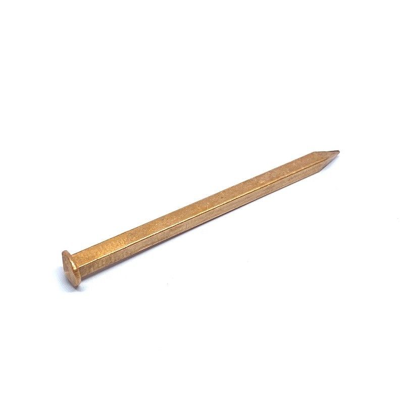 50MM X 2.6 Square Copper Roofing Nails , Polishing Wooden Boat Nails