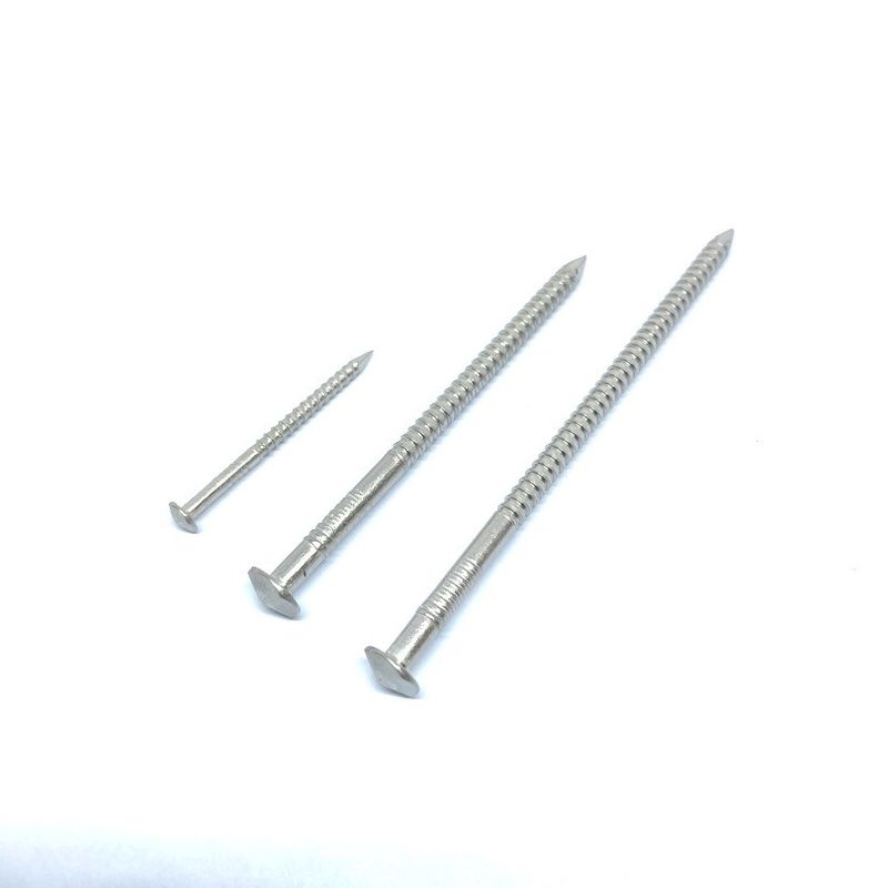 A4 Grade Rose Head Ring Shank Stainless Steel Nails For Wooden Construction