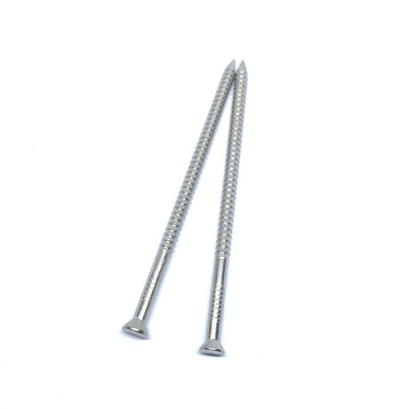 Flooring Head 316 Stainless Steel Nails Annular Ring Shank 60 X 3.15MM