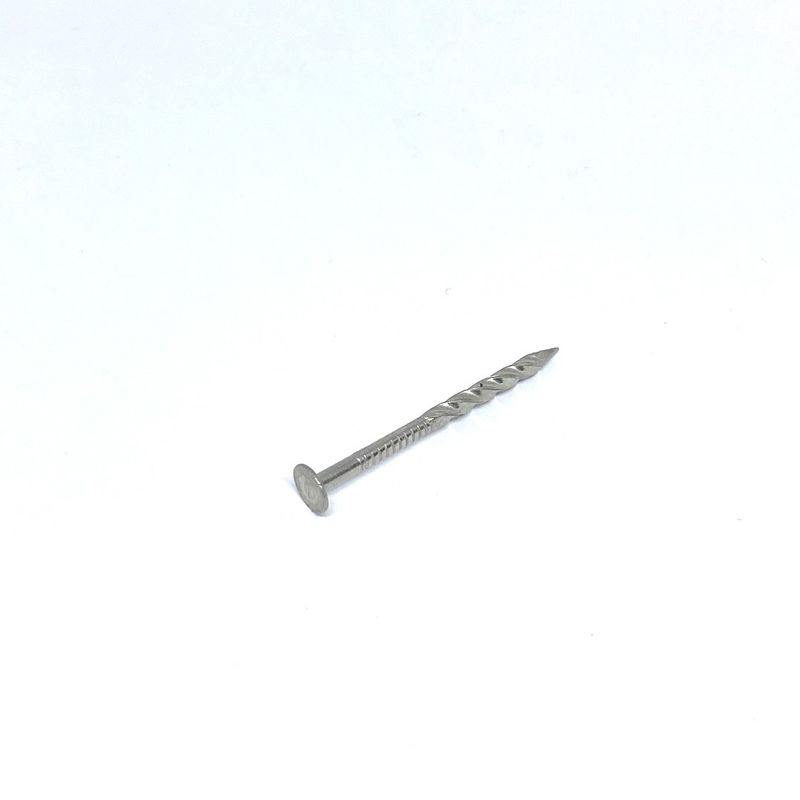 1.83X32MM Twist Shank 304 Stainless Steel Flat Head Nails For Doors