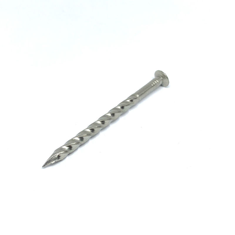 2.8X65MM Twisted Shank Oval Head Stainless Steel Nails For Decking