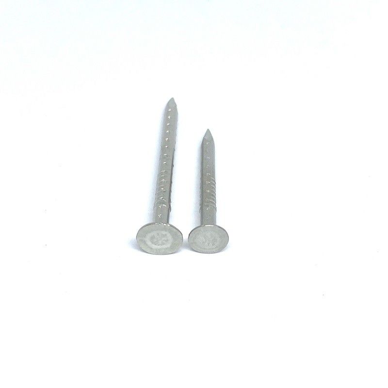 2.8X30MM 2.8X40MM Clout Head Four Hollow Shank SS Nails For Fixing