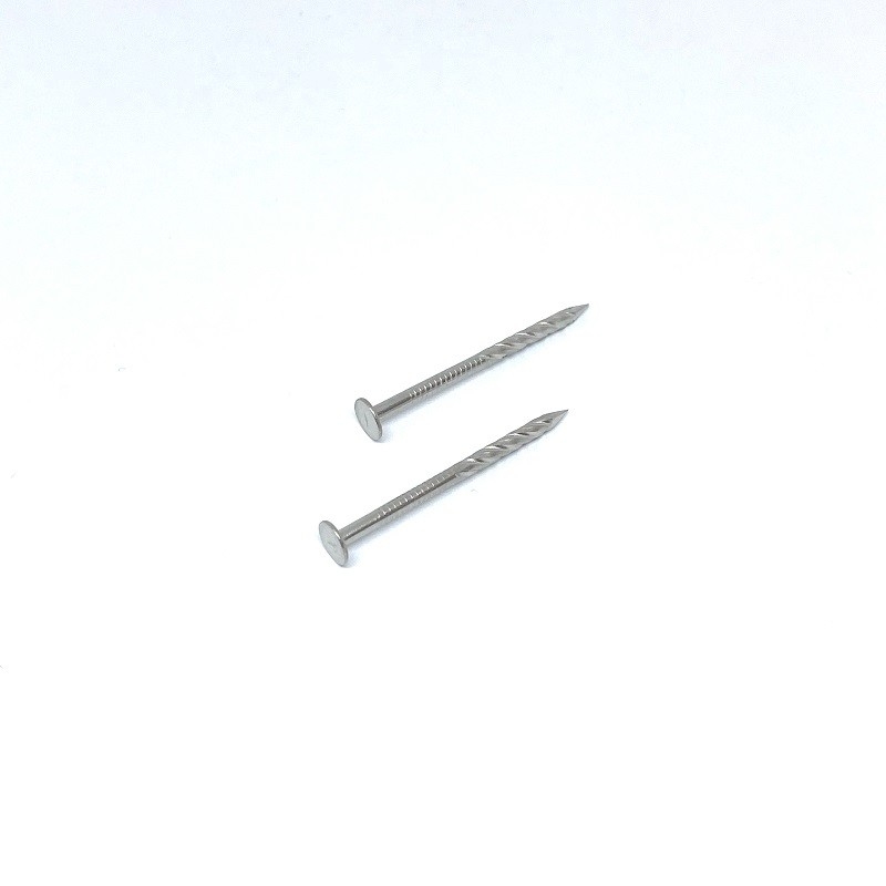 SUS304 Twist Shank Stainless Nails 1.83X32MM Flat Head