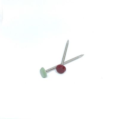 2.7X50MM Annular Ring Shank Poly Top Nails For Fixing Fascia